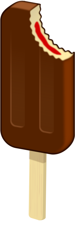Free Popsicles Chocolate - Chocolate Popsicle Clipart (289x800)
