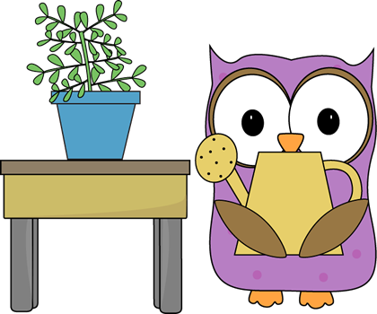 Owl Plant Helper Clip Art - Plant Helper (420x350)