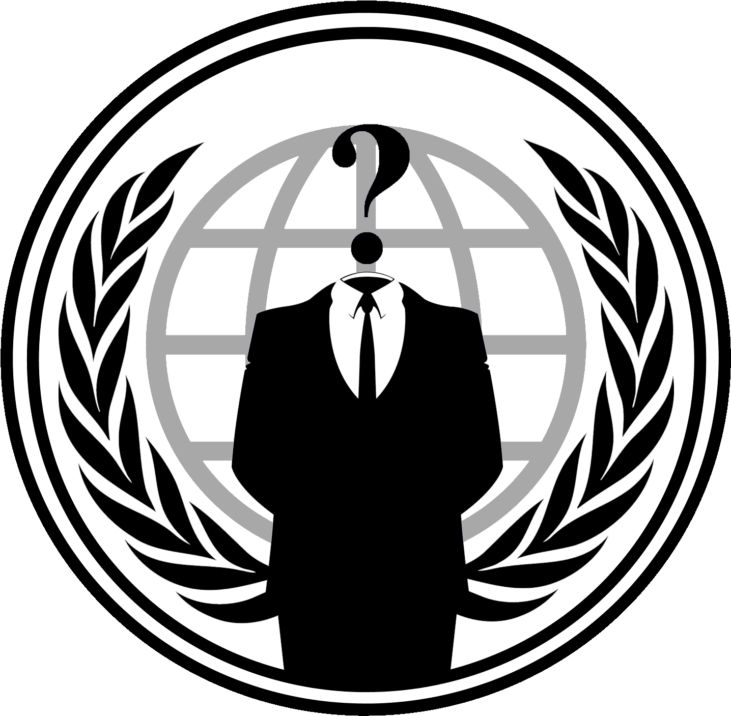 Anonymous And Pseudonymous Works And Works Created - Anonymous Logo Transparent (1455x1419)