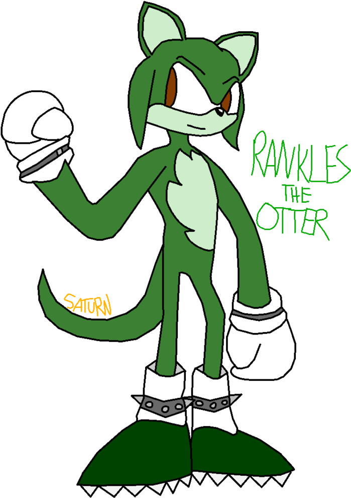 Rankles The Otter By Saturnnugget - Pixel Art (738x1083)