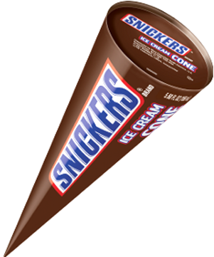 Snickers Ice Cream Cone 110ml - Snickers Ice Cream Cone (900x962)