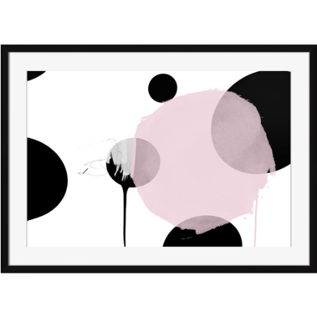 London Dot Framed Art - Geometrisch Poster London Dot Von Juniqe - Künstler: (575x575)