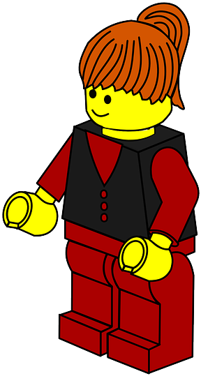 Lego Man, Woman, Robot, Games, Toys, Town, Business, - Lego Clipart (339x640)