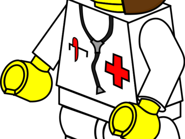 Lego Clipart Community Helper - Police Officer Coloring Sheet (640x480)