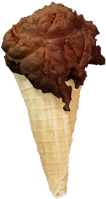 Ice Cream Chocolate - Ice Cream Cone (450x450)