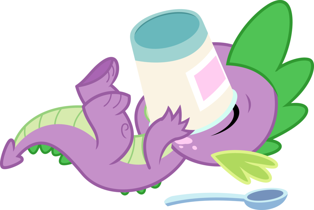 Baby Dragons Really Love Ice Cream By Porygon2z - Spike The Bigger Baby Dragon (1024x687)