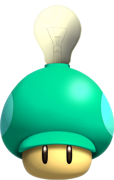Lightmushroom - New Super Mario Bros Wii Power Ups (387x609)