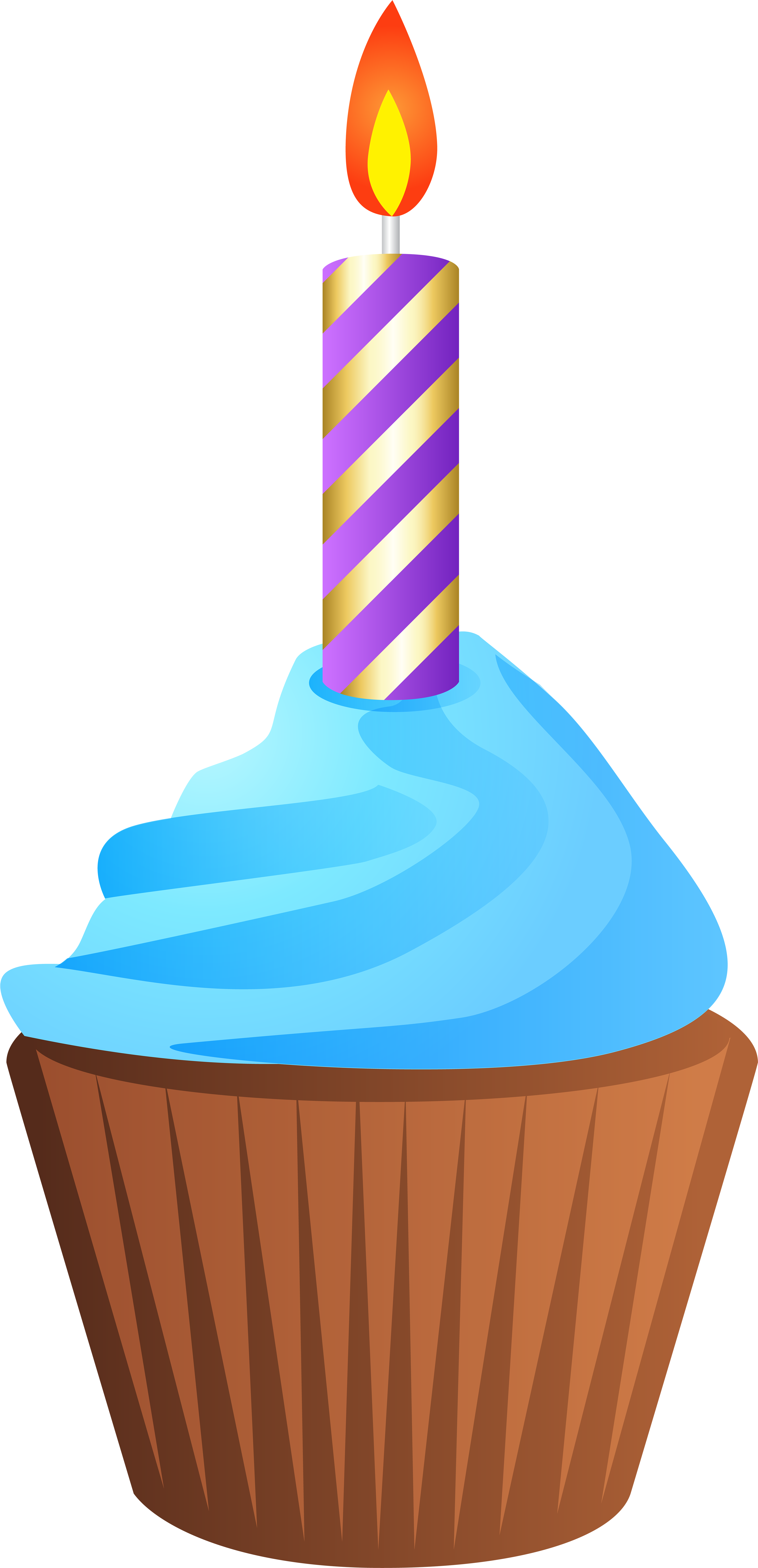 Birthday Cake Muffin Cupcake Clip Art - Birthday Cake Muffin Cupcake Clip Art (3869x8000)