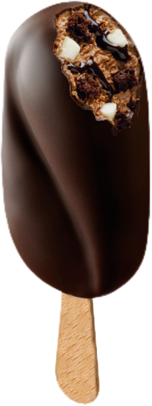 Chocolate Ice Cream Chocolate Brownie Magnum - Chocolate Ice Cream Chocolate Brownie Magnum (800x1515)