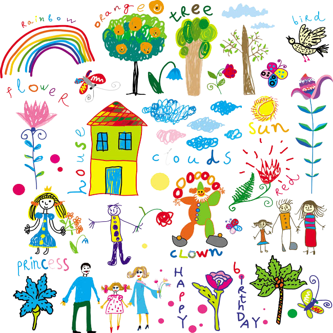 Painting Child Drawing Illustration - Children Draw (650x650)