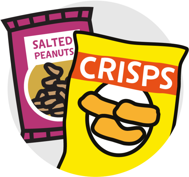 Chips Clipart Salty Food - Salty Clipart (800x800)
