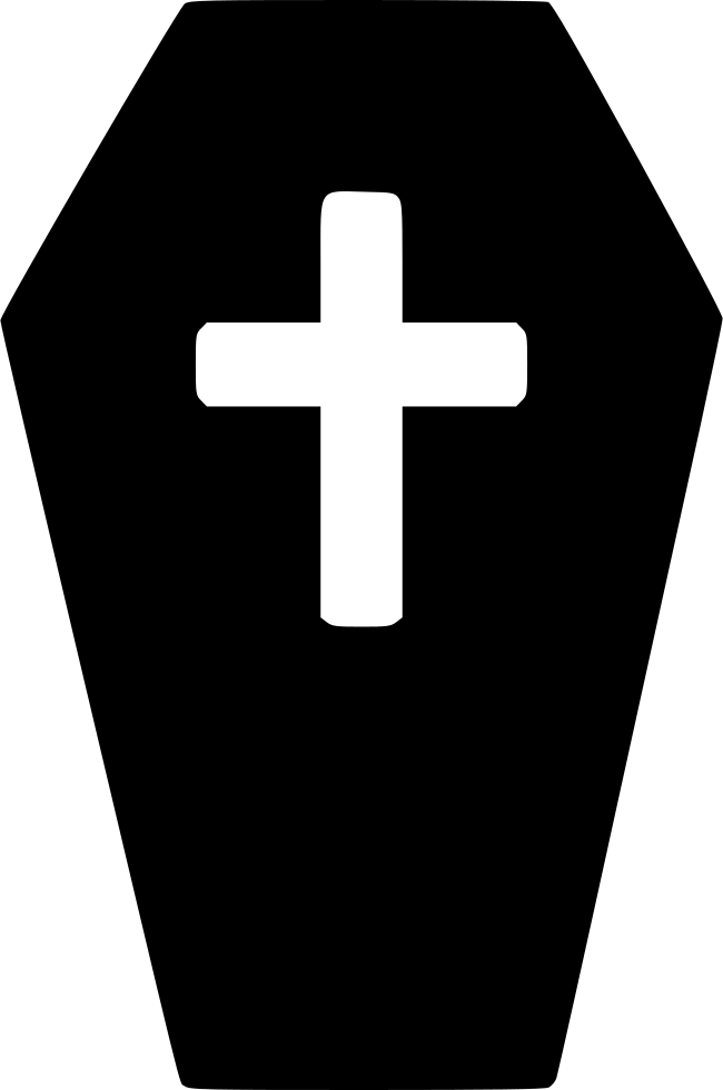 Coffin Clipart Svg - Coffin (650x980)
