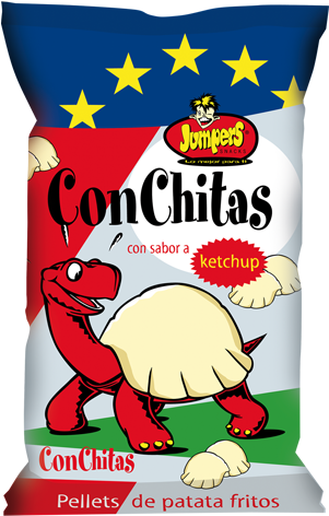 Un Snack De Patata Fantástico Para Mayores Y Pequeños - Conchitas Ketchup (386x472)