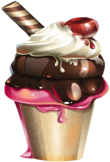 Chocolate Ice Cream Sundae Ice Cream Cake - Chocolate Ice Cream Sundae Ice Cream Cake (833x987)