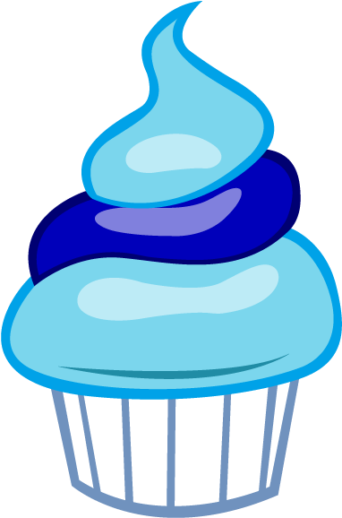 Sapphire Cupcake By Firefall-mlp - Cupcake (455x640)