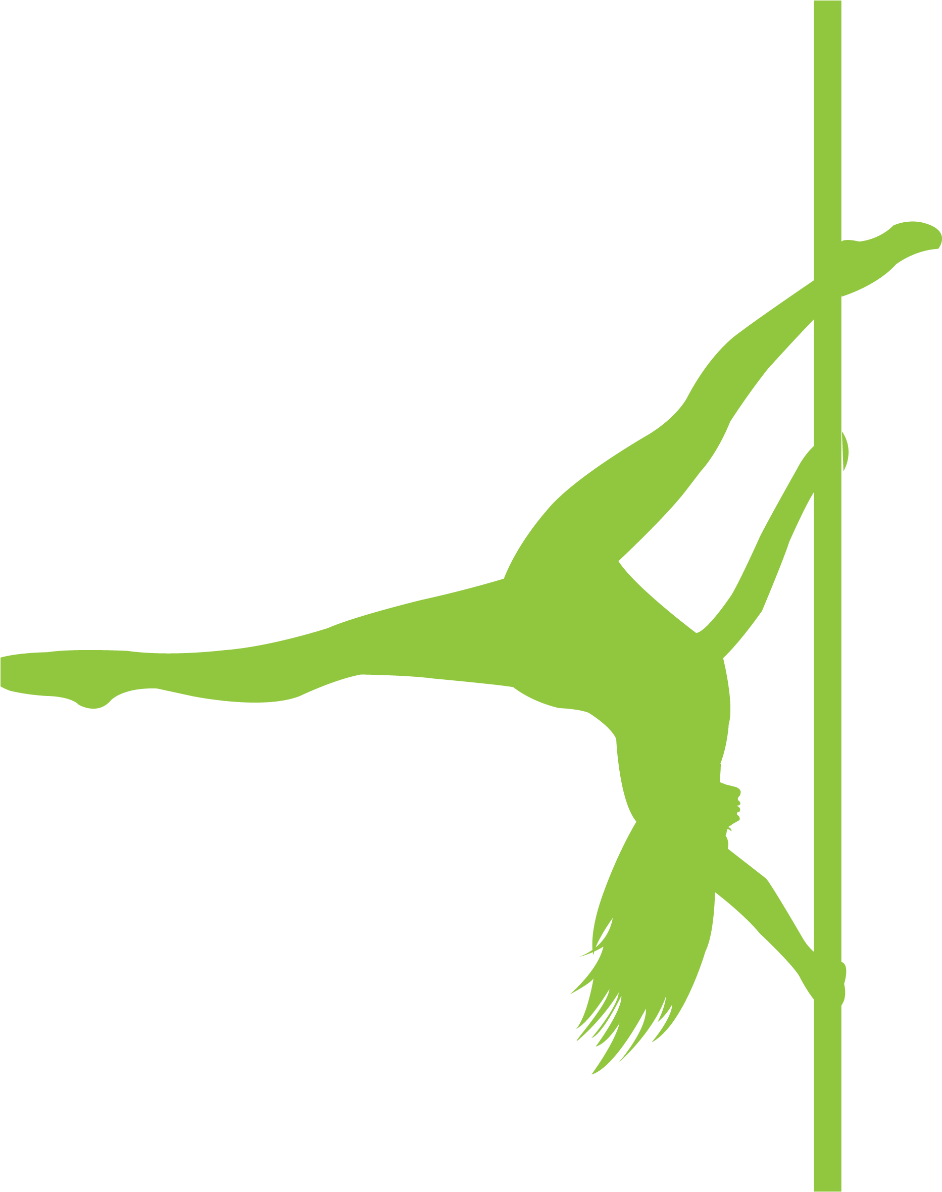 Pole Dance Silhouette Clip Art - Pole Dance Silhouette Clip Art (2362x2362)