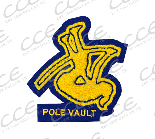 Female Pole Vaulter Sleeve Activity Patch - Pole Vault (500x500)