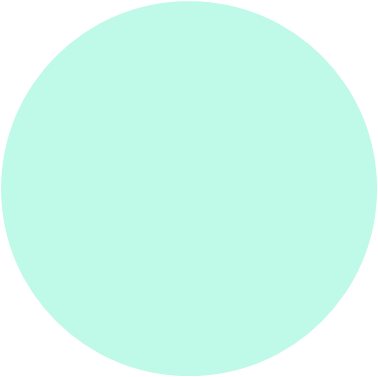 Hues You'll Heart - Sky Blue Color Circle (378x377)