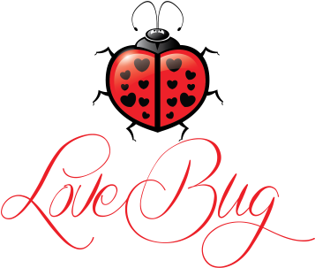 Ladybug With Heart Spots (400x400)
