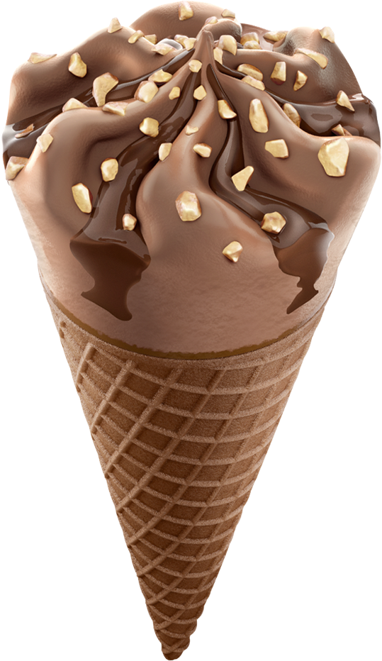 3d Mockup - Chocolate Ice Cream Png (539x932)