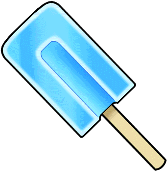 Popsicle Clipart Blue - Ice Pop (380x380)