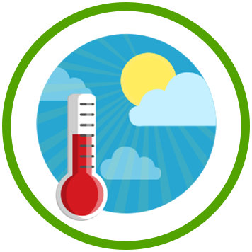 Environmental Controls - Weather Thermometer Png (356x356)