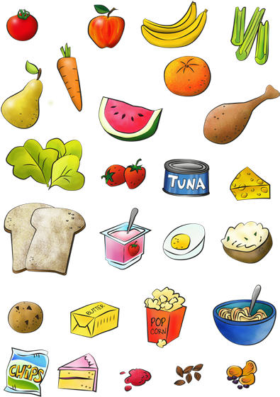 Food Illustrations For Multimedia Project - Food Illustrations For Multimedia Project (400x567)