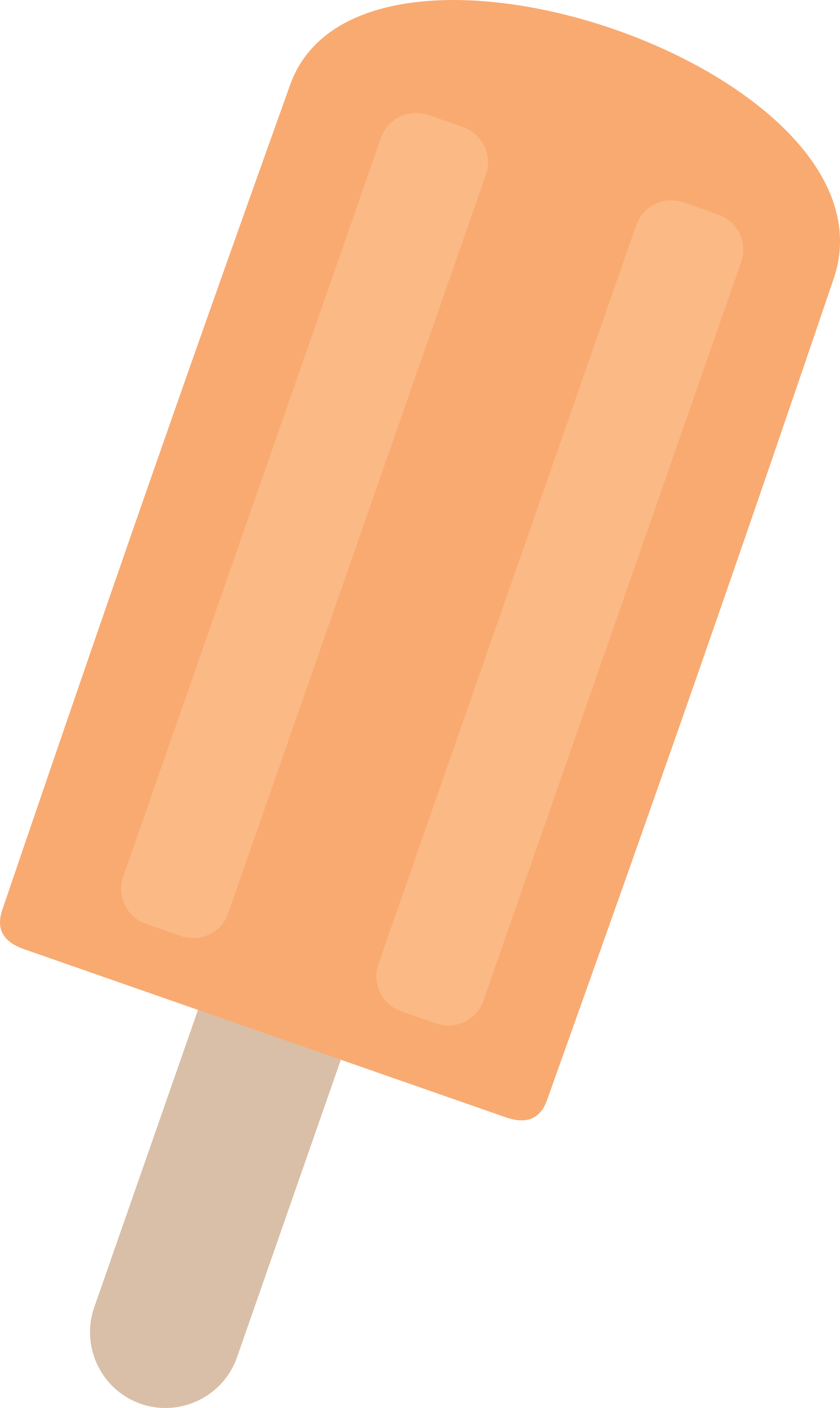 Best Hd Orange Popsicle Clipart Images - Popsicle Vector Png (2000x3350)