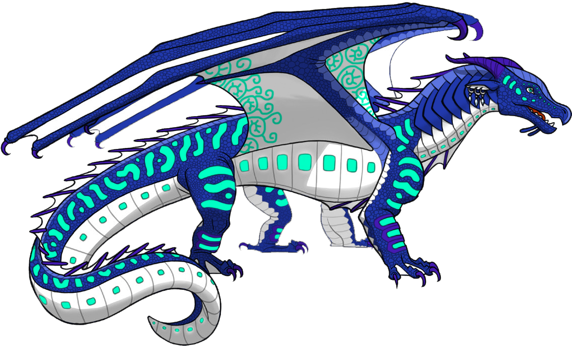 Art By - Wings Of Fire Indigo And Fathom (1201x746)