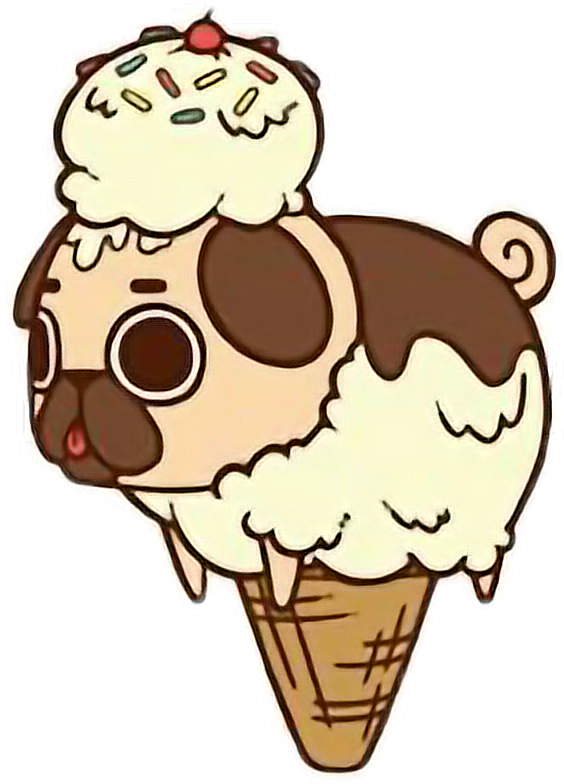 Report Abuse - Drawing Of Food Cute Pugs (1024x1437)