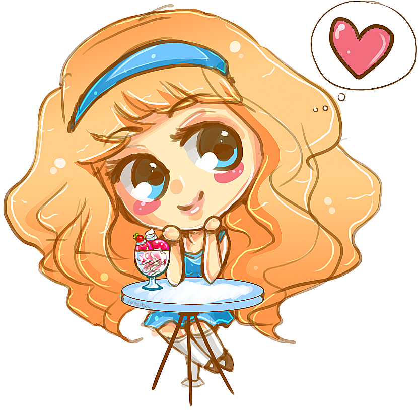 Ice Cream N' Day Dream By Demachic - Drawing (897x875)