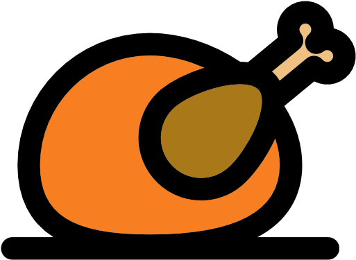 Barbecue Computer Icons Chicken As Food Clip Art - Turkey Icon (512x512)