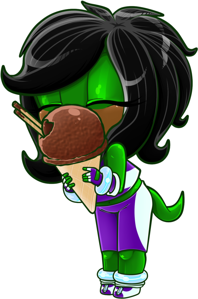 Chibi Ice Cream Sophie Ych By Ila-mae On Deviantart - Cartoon (736x1085)