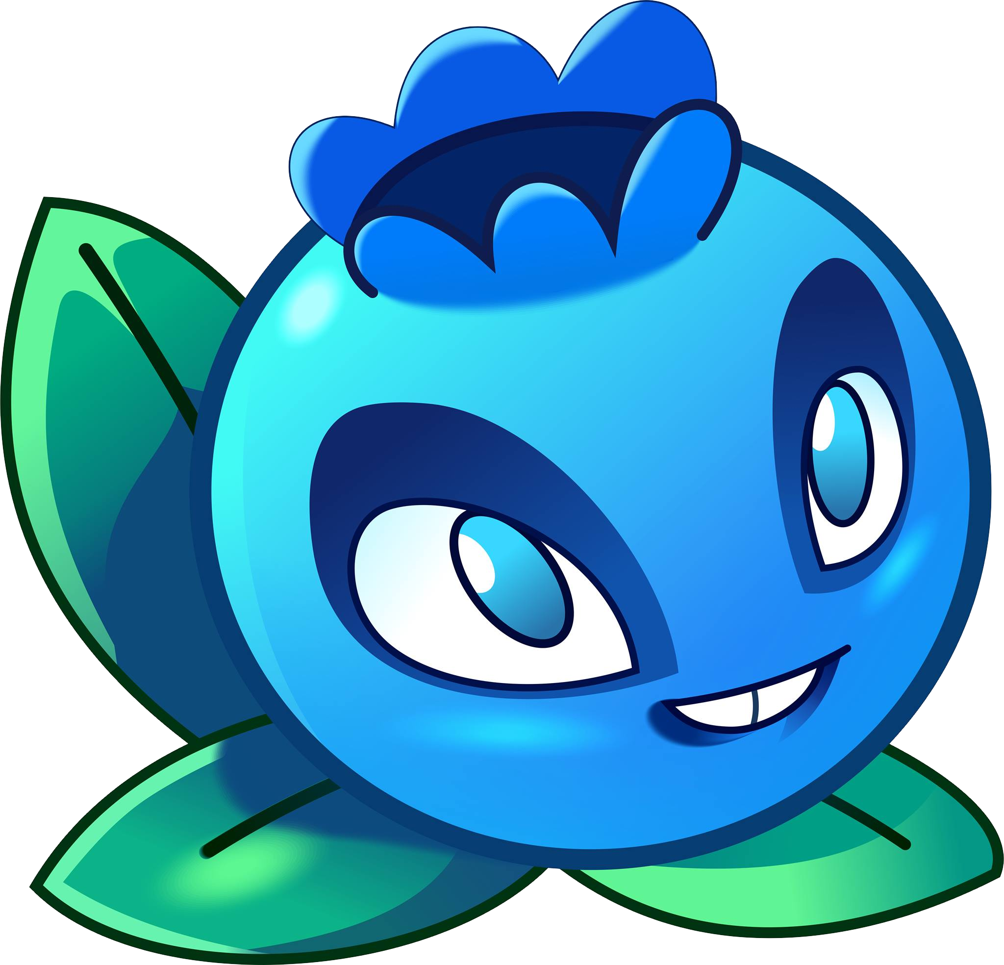 Hd Electric Blueberry A - Plants Vs Zombies 2 Arandano Electrico (2048x1968)