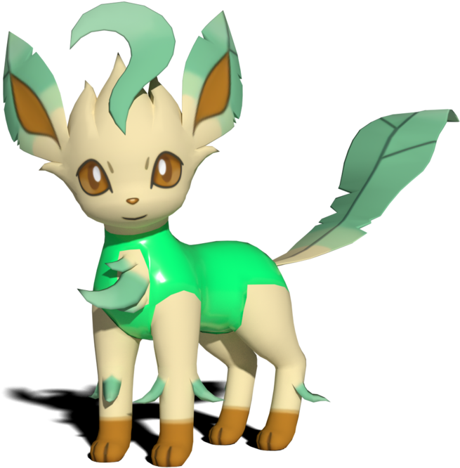 Leafeon's One-piece Swimsuit By Kuby64 - Cartoon (1191x670)