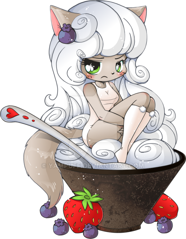 Creme Fraiche Chibi Commission By Yampuff - Creme Fraiche Yampuff (600x773)