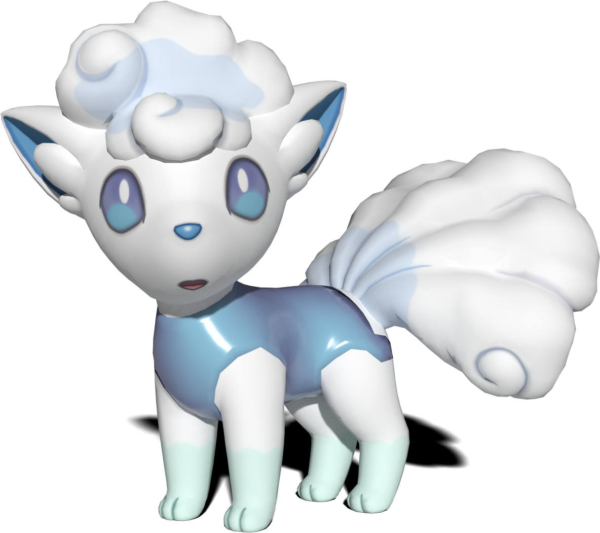 Alolan Vulpix's One-piece Swimsuit By Kuby64 - Cartoon (1920x1080)