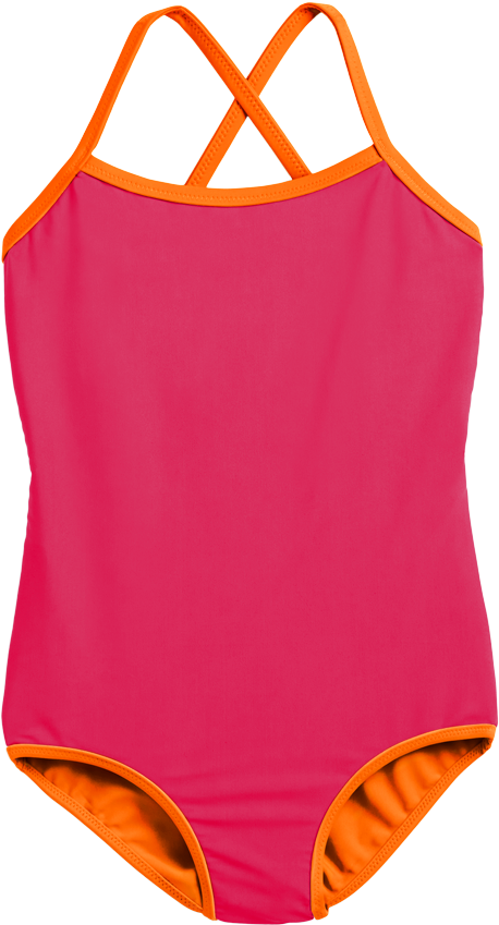 Child Wearing The Reversible One Piece In Kids Size - Swimsuit Kids (850x891)