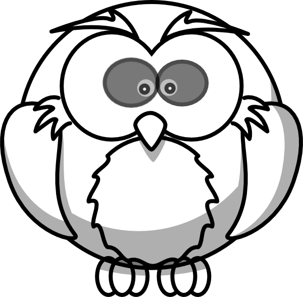 Bird Clipart Black And White (600x587)