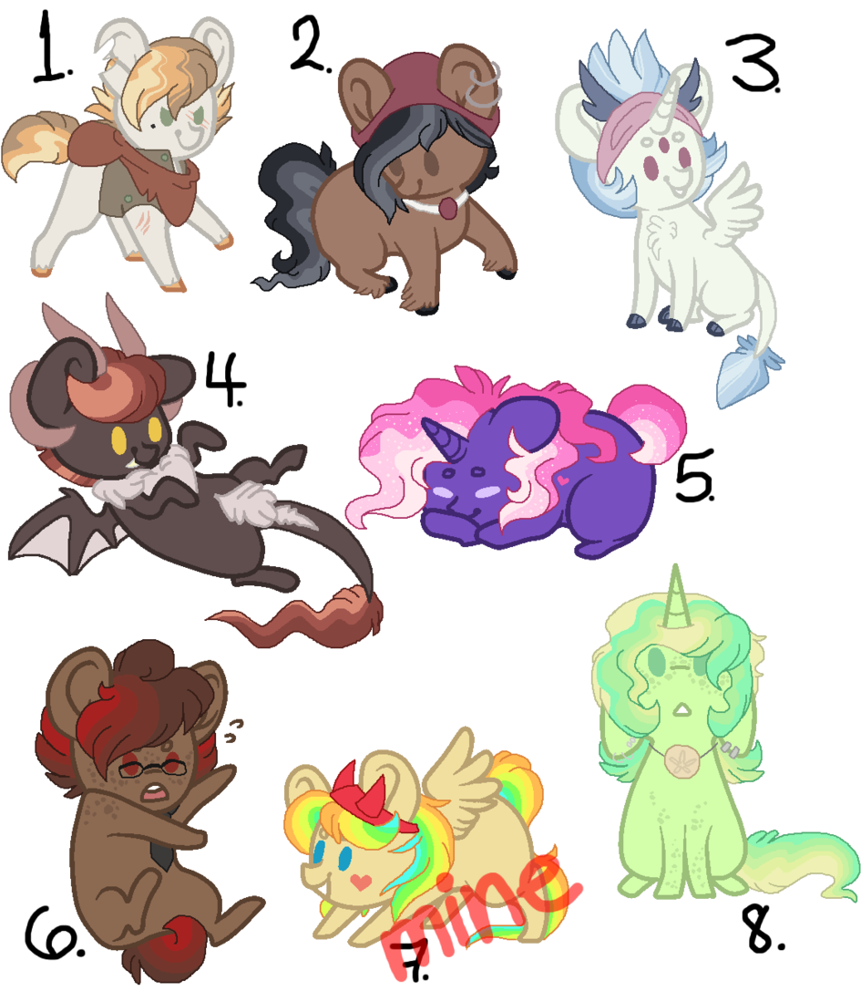 Cartoon Inspired Adopts - Cartoon (1024x1105)