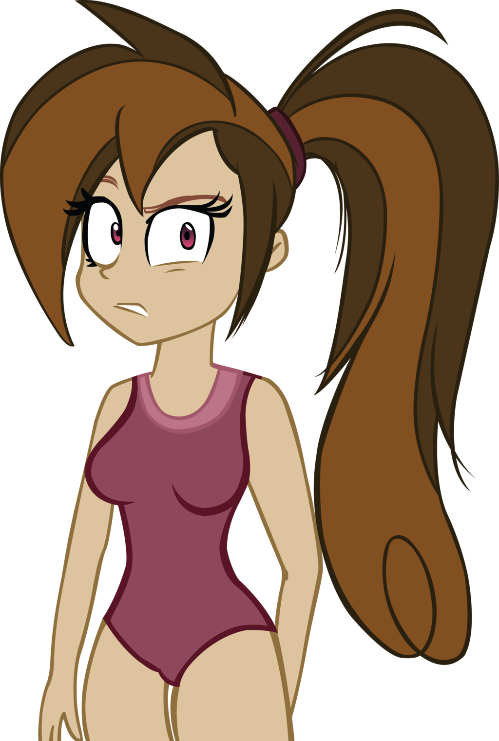 Wubcake In Swimsuit Vector By Hunterz263 Wubcake In - Wubcake Oc (1024x1520)