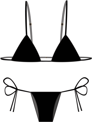 Snorkelbear Swimwear - Snorkelbear 'montana - Black' - Brassiere (391x480)
