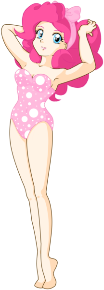 Pumpkinchans, Clothes, Human, Humanized, One-piece - Pinkie Pie Pin Up (427x600)