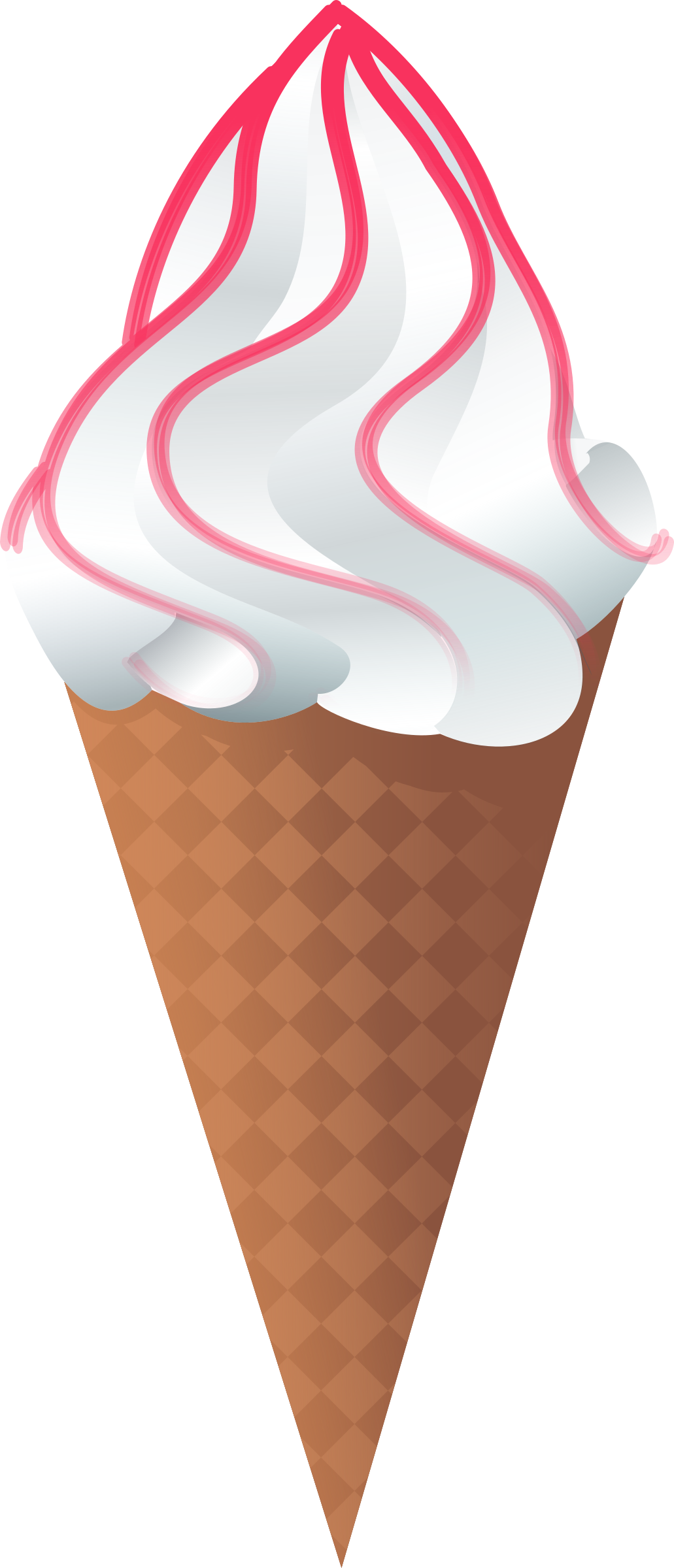 Ice Cream Cone Clipart - Clipart Ice Cream Cone And Png (1031x2400)