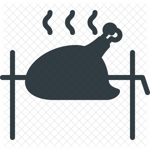 Barbecue Chicken Icon - Barbecue Chicken (512x512)