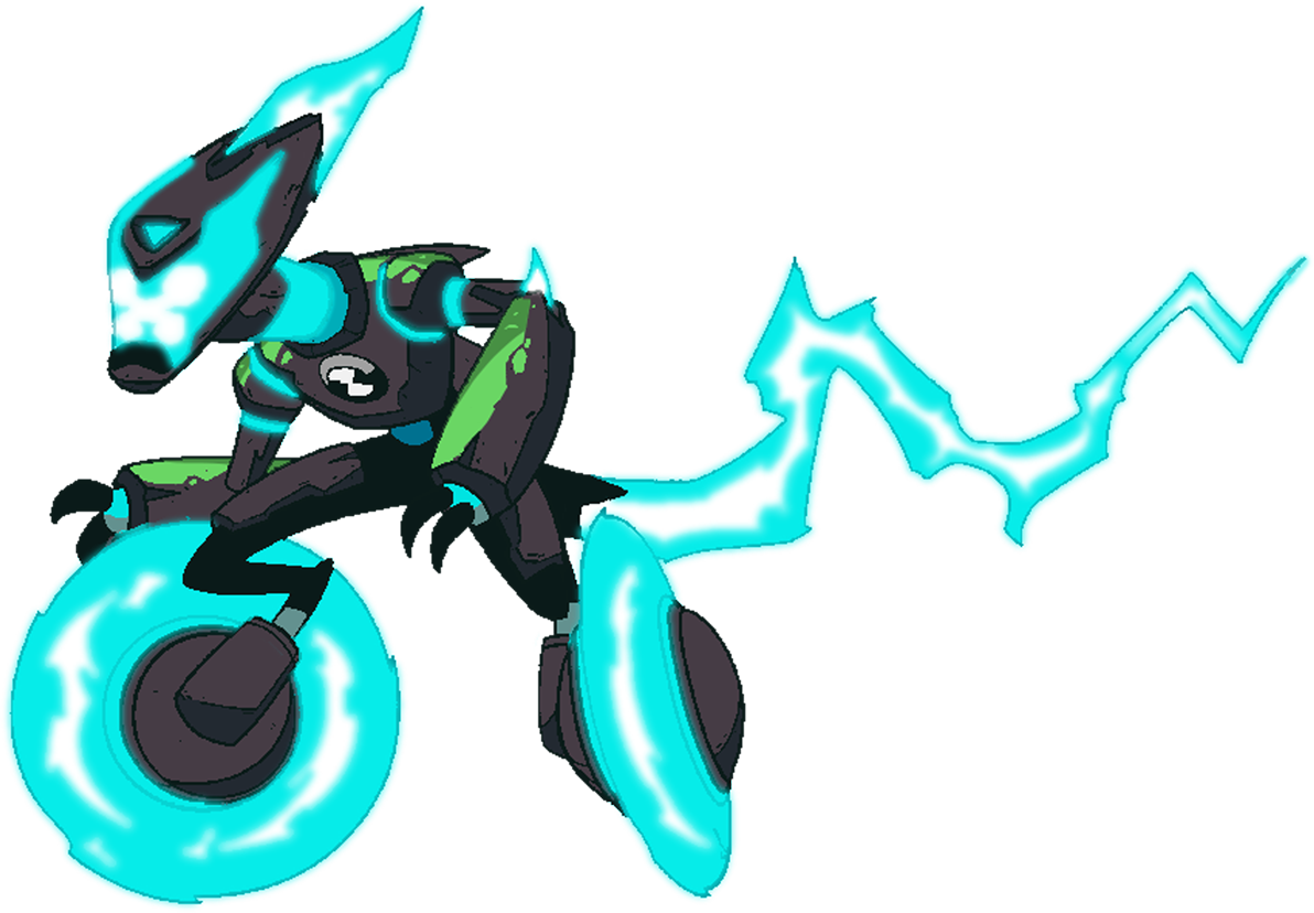 I Gave Him A Mask Similar To The One He Had In The - Ben 10 Xlr8 (1192x828)