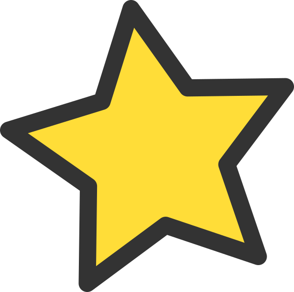 Estrellas Amarillas Con Negro (600x597)