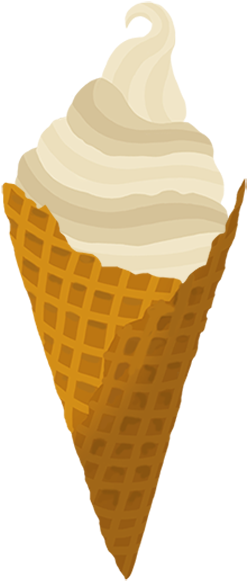 Make My Ice Cream - Soft Serve Ice Cream Vanilla (618x618)