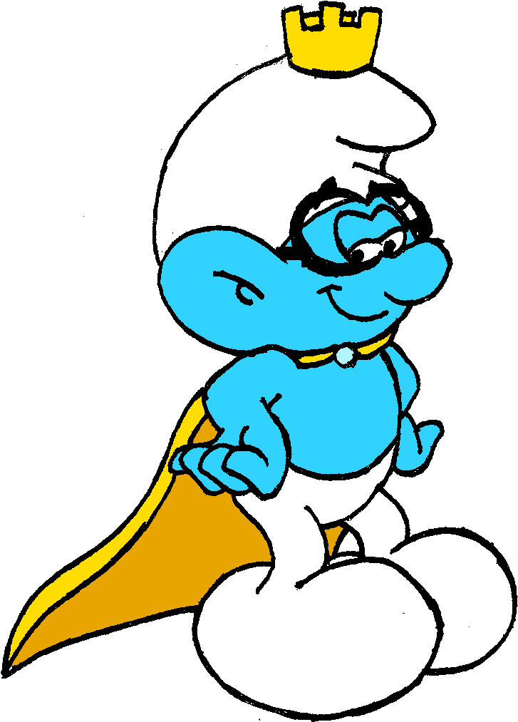 Grishamanimation1 7 225 Prince Brainy Smurf By Grishamanimation1 - Prince Brainy Smurf (907x1084)