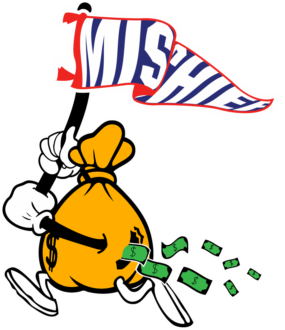 The Money Bag Running With Money Flying Out Is Suppose - Money Bag Running Png (968x1121)